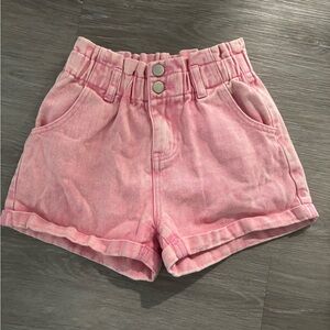 Pink Lily Kids Pink Denim Shorts